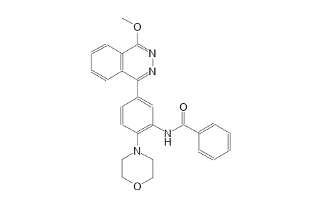 N-[5-(4-methoxy-1-phthalazinyl)-2-(4-morpholinyl)phenyl]benzamide