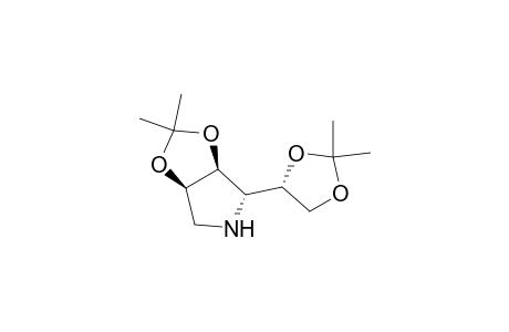 (3aS,4S,6aR)-4-[(4S)-2,2-dimethyl-1,3-dioxolan-4-yl]-2,2-dimethyl-4,5,6,6a-tetrahydro-3aH-[1,3]dioxolo[4,5-c]pyrrole