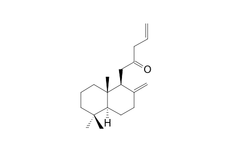 1-[(1S,4aS,8aS)-5,5,8a-trimethyl-2-methylidene-3,4,4a,6,7,8-hexahydro-1H-naphthalen-1-yl]pent-4-en-2-one