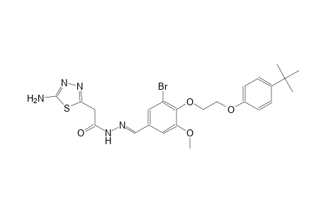 2-(5-amino-1,3,4-thiadiazol-2-yl)-N'-((E)-{3-bromo-4-[2-(4-tert-butylphenoxy)ethoxy]-5-methoxyphenyl}methylidene)acetohydrazide