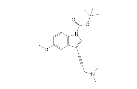 3-[3-(dimethylamino)prop-1-ynyl]-5-methoxy-1-indolecarboxylic acid tert-butyl ester