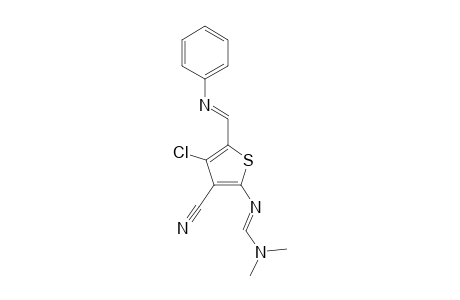 Methanimidamide, N'-[4-chloro-3-cyano-5-[(phenylimino)methyl]-2-thienyl]-N,N-dimethyl-