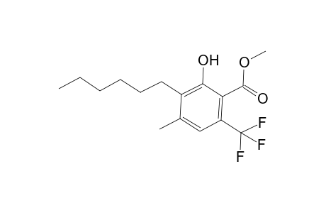 Methyl 3-Hexyl-2-hydroxy-4-methyl-6-(trifluoromethyl)benzoate