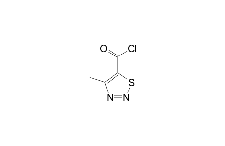 1,2,3-Thiadiazole-5-carbonyl chloride, 4-methyl-