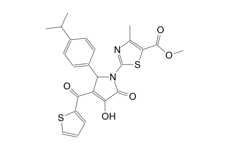 5-thiazolecarboxylic acid, 2-[2,5-dihydro-3-hydroxy-5-[4-(1-methylethyl)phenyl]-2-oxo-4-(2-thienylcarbonyl)-1H-pyrrol-1-yl]-4-methyl-, methyl ester
