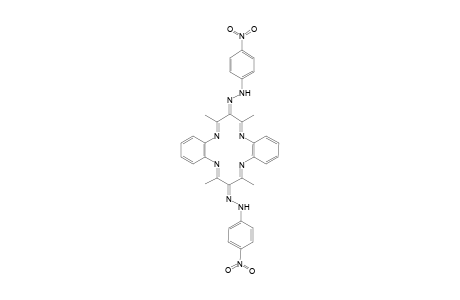 7,16-bis(4'-Nitrophenylazo)-6,8,15,17-tetramethyldibenzo[b,I]-[1,4,8,11]-tetraazacyclotetradecine