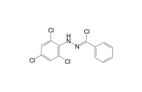 Benzenecarbohydrazonoyl chloride, N-(2,4,6-trichlorophenyl)-