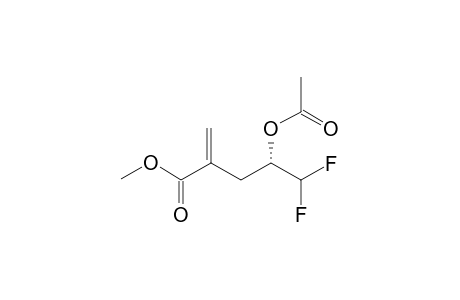(S)-METHYL_5,5-DIFLUORO-4-ACETOXY-2-METHYLENEPENTANOATE