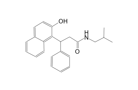 1-naphthalenepropanamide, 2-hydroxy-N-(2-methylpropyl)-beta-phenyl-