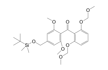 (2,6-bis(methoxymethoxy)phenyl)(4-(((tertbutyldimethylsilyl)oxy)methyl)-2,6-dimethoxyphenyl)methanone