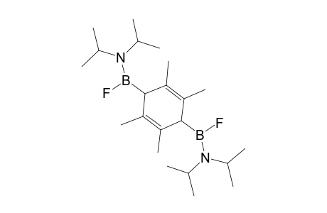 1,4-BIS-[FLUOR-(DIISOPROPYLAMINO)-BORYL]-2,3,5,6-TETRAMETHYL-2,5-CYCLOHEXADIEN