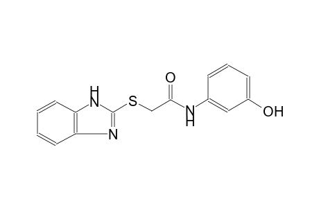 Acetamide, 2-(1H-benzoimidazol-2-ylsulfanyl)-N-(3-hydroxyphenyl)-