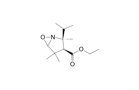 trans-3-Ethoxycarbonyl-2-isopropyl-2,4,4-trimethyl-6-oxa-1-azabicyclo[3.1.0]hexane