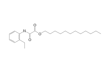 Oxalic acid, monoamide, N-(2-ethylphenyl)-, dodecyl ester