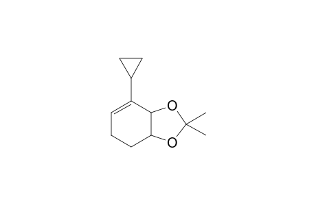 7-Cyclopropyl-2,2-dimethyl-3a,4,5,7a-tetrahydrobenzo[1,3]dioxole