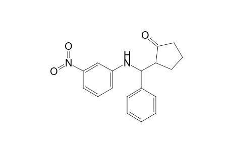 2-{.alpha.-[N-(3'-Nitrophenyl)amino]benzyl}-cyclopentanone