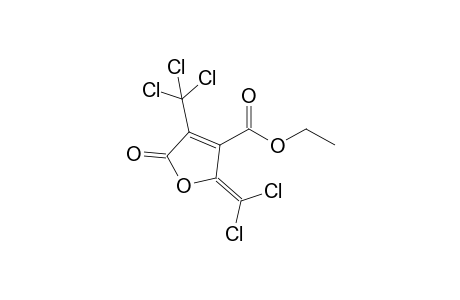 Ethyl 2-(dichloromethylidene)-2,5-dihydro-5-oxo-4-(trichloromethyl)furan-3-carboxylate