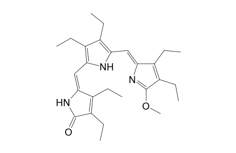 2H-Pyrrol-2-one, 5-[[5-[(3,4-diethyl-5-methoxy-2H-pyrrol-2-ylidene)methyl]-3,4-diethyl-1H-pyrrol-2-yl]methylene]-3,4-diethyl-1,5-dihydro-, (Z,Z)-