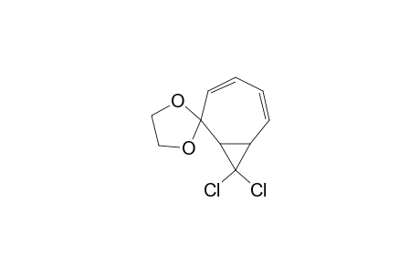 Spiro[bicyclo[5.1.0]octa-3,5-diene-2,2'-[1,3]dioxolane], 8,8-dichloro-