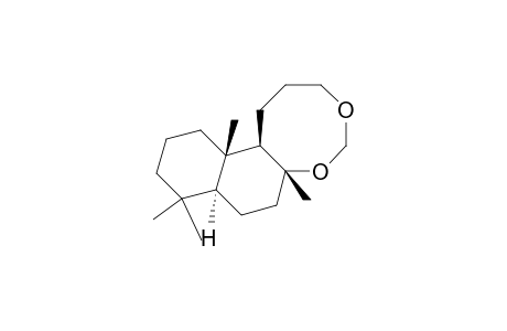 1H-Naphtho[2,1-d][1,3]dioxocin, dodecahydro-6a,9,9,12a-tetramethyl-, [6aR-(6a.alpha.,8a.beta.,12a.alpha.,12b.beta.)]-