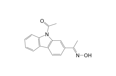 9H-Carbazole, 9-acetyl-2-[1-(hydroxyimino)ethyl]-