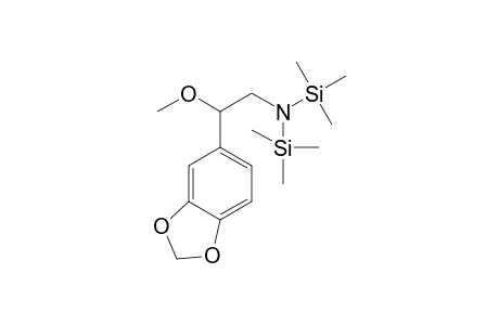 beta-Methoxy-3,4-methylenedioxyphenethylamine 2TMS