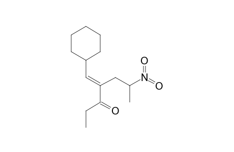 (E)-6-Nitro-4-[(cyclohexyl)methylidene]heptan-3-one