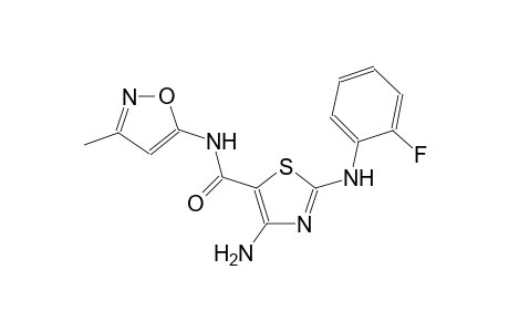 5-thiazolecarboxamide, 4-amino-2-[(2-fluorophenyl)amino]-N-(3-methyl-5-isoxazolyl)-