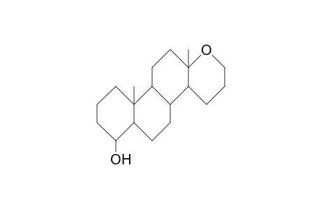 17a-Oxa-D-homo-5a-androstan-4b-ol