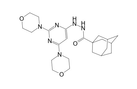 tricyclo[3.3.1.1~3,7~]decane-1-carboxylic acid, 2-[2,6-di(4-morpholinyl)-4-pyrimidinyl]hydrazide