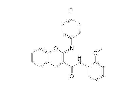 (2Z)-2-[(4-fluorophenyl)imino]-N-(2-methoxyphenyl)-2H-chromene-3-carboxamide