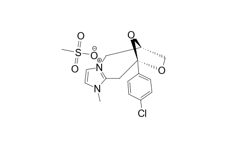 1-METHYL-6,9-EPOXY-9-(4-CHLOROPHENYL)-5,6,9,10-TETRAHYDRO-(1H)-IMIDAZO-[3,2-E]-[(2H)-1,5]-OXAZOCINIUM_METHANESULFONATE