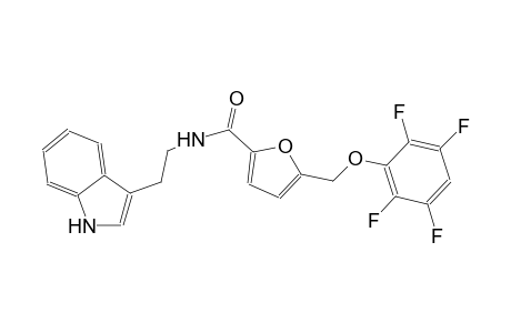 N-[2-(1H-indol-3-yl)ethyl]-5-[(2,3,5,6-tetrafluorophenoxy)methyl]-2-furamide
