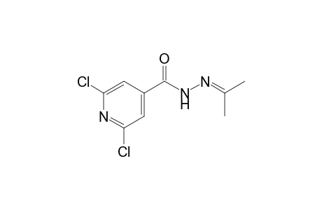 2,6-dichloroisonicotinic acid, isopropylidenehydrazide