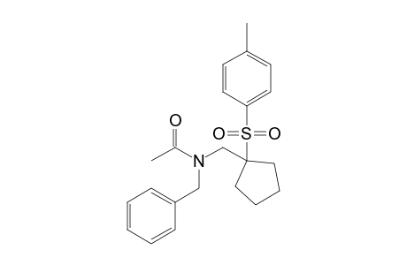 N-Benzyl-N-(1-tosylcyclopentylmethyl)acetamide