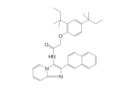 2-(2,4-ditert-pentylphenoxy)-N-[2-(2-naphthyl)imidazo[1,2-a]pyridin-3-yl]acetamide