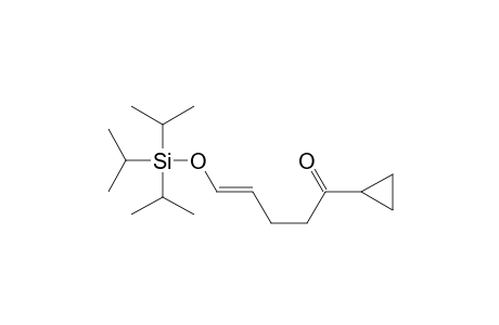 (E)-1-cyclopropyl-5-tri(propan-2-yl)silyloxy-4-penten-1-one