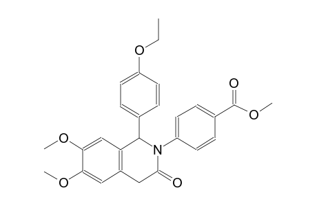 methyl 4-(1-(4-ethoxyphenyl)-6,7-dimethoxy-3-oxo-3,4-dihydro-2(1H)-isoquinolinyl)benzoate