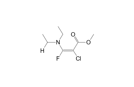 METHYL (Z)-2-CHLORO-3-FLUORO-3-DIETHYLAMINOACRYLATE