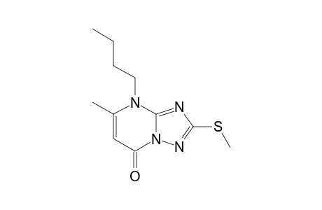 4-butyl-5-methyl-2-methylsulfanyl-[1,2,4]triazolo[5,1-b]pyrimidin-7-one