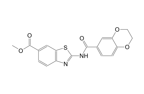 6-benzothiazolecarboxylic acid, 2-[[(2,3-dihydro-1,4-benzodioxin-6-yl)carbonyl]amino]-, methyl ester