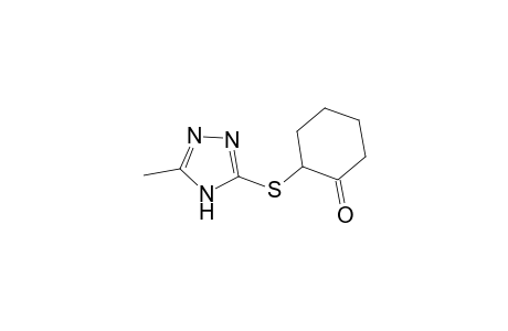 Cyclohexanone, 2-(5-methyl-1,2,4-triazol-3-ylthio)-
