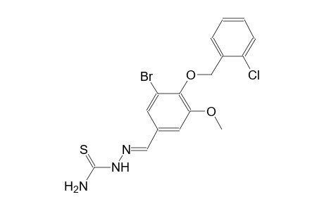 3-bromo-4-[(2-chlorobenzyl)oxy]-5-methoxybenzaldehyde thiosemicarbazone
