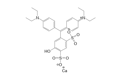 Methylium, bis[4-(diethylamino)phenyl][5-hydroxy-2,4-disulfophenyl]-, calcium salt