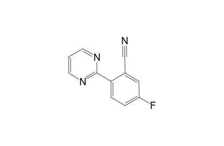 5-Fluoro-2-(pyrimidin-2-yl)benzonitrile