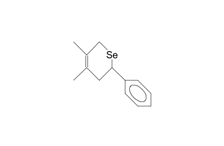 3,6-Dihydro-4,5-dimethyl-2-phenyl-2H-selena-pyran
