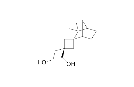 2-[3'-(Hydroxymethyl)-3,3-dimethylspiro[bicyclo[2.2.1]heptane-2,1'-cyclobutan]-3'-yl)ethanol