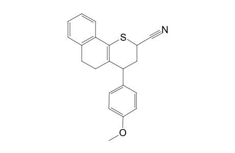 2H-Naphtho[1,2-b]thiopyrancarbonitrile, 3,4,5,6-tetrahydro-4-(4-methoxyphenyl)-