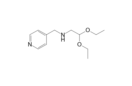 [(4-pyridylmethyl)amino]acetaldehyde, diethyl ester