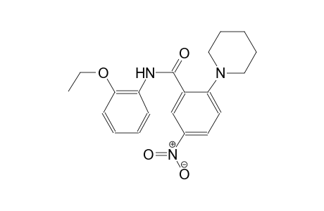 N-(2-ethoxyphenyl)-5-nitro-2-(1-piperidinyl)benzamide